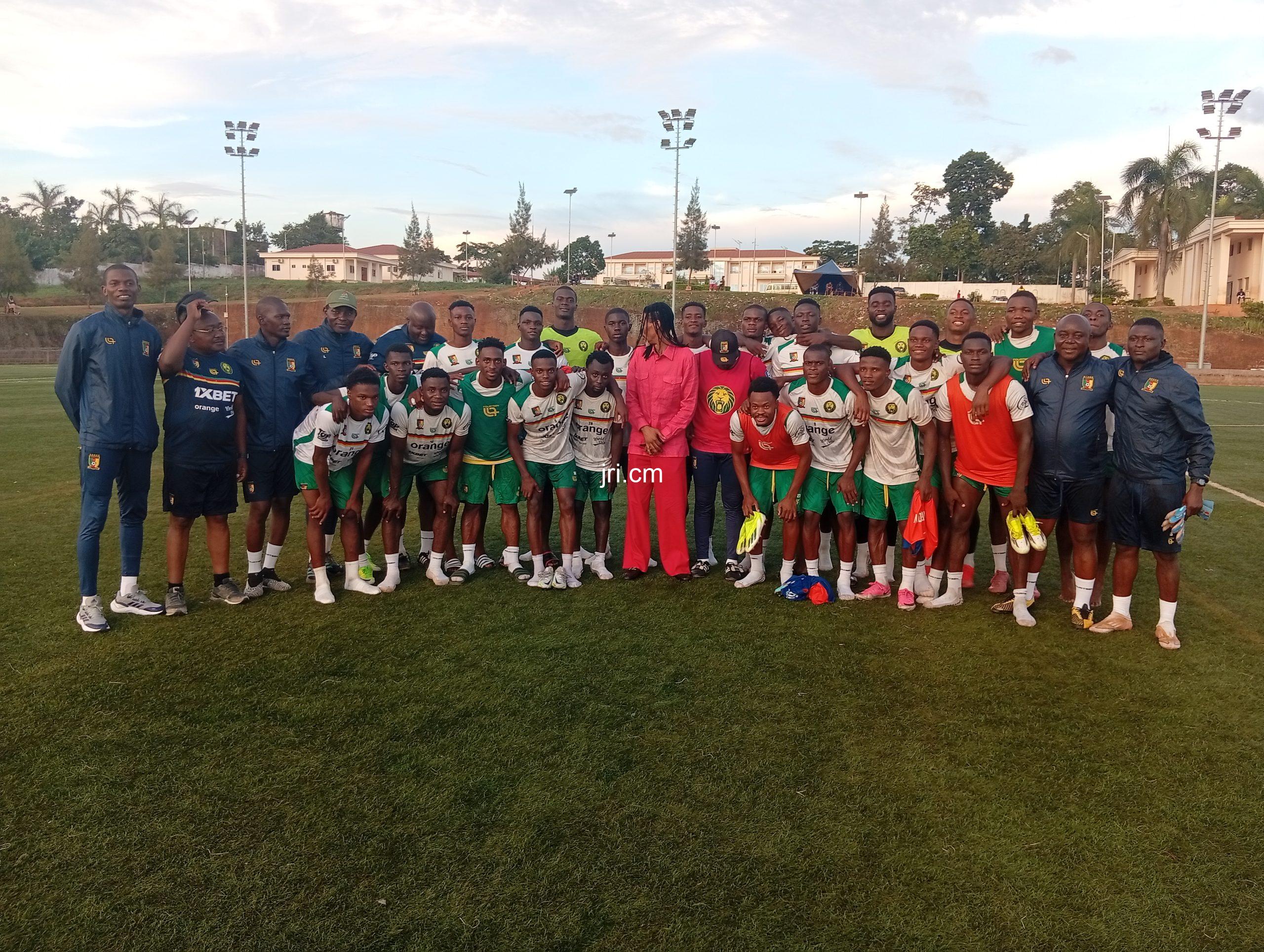 RIGOBERT SONG EN VISITE CHEZ LES LIONS U23
