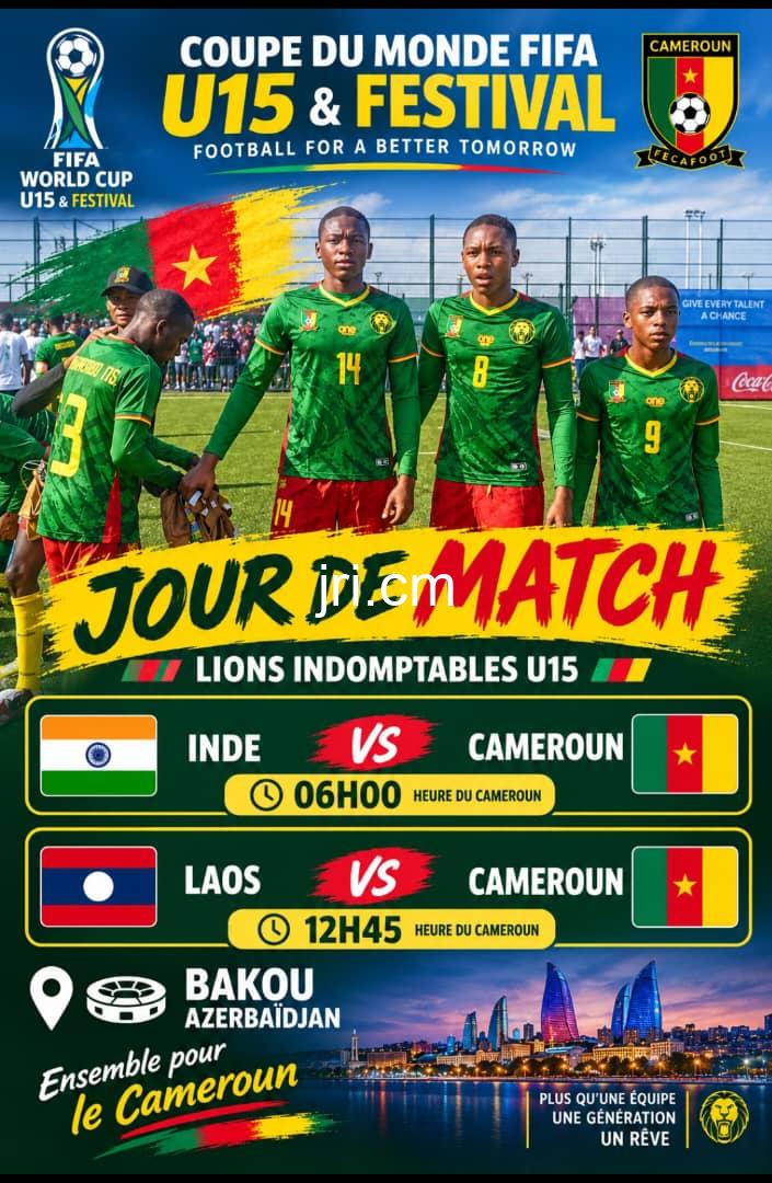 Les Lions Indomptables U15 veulent encore rugir